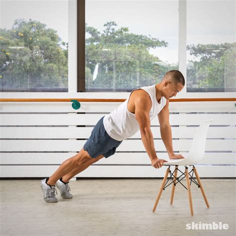 Chair Push-Ups Exercise