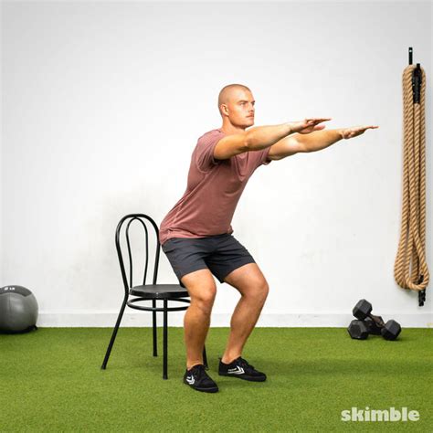 Chair Squats Exercise