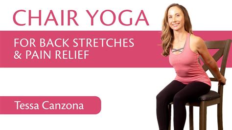 Chair Yoga for Back Pain