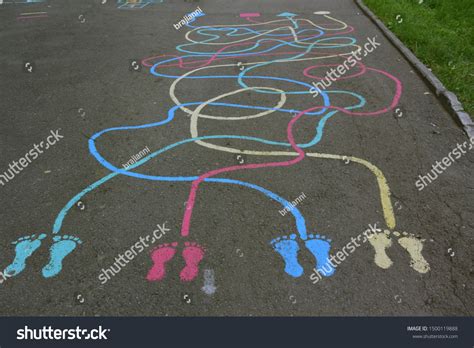 Chalk Footprints