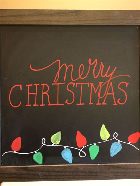 Chalkboard Christmas list template