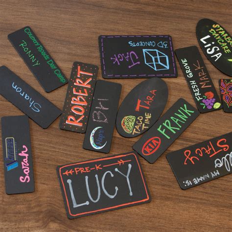 Chalkboard Name Tag Template