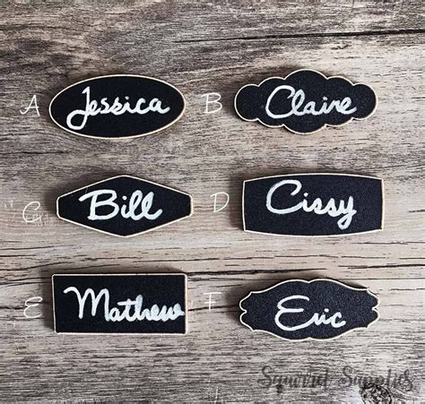 Chalkboard Name Tag