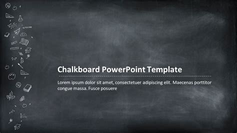 Chalkboard Template for PowerPoint Education