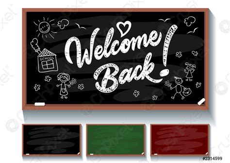 Chalkboard Welcome Back Banners