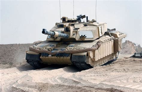 A photo of the Challenger 2 tank