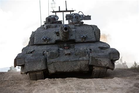 Challenger 2 Tank Front View