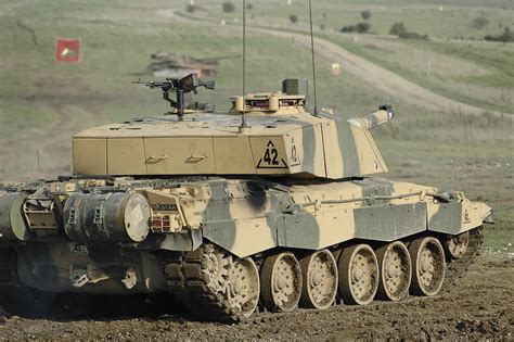 Challenger 2 Tank Rear View