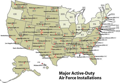 Challenges in Mapping US Air Force Bases