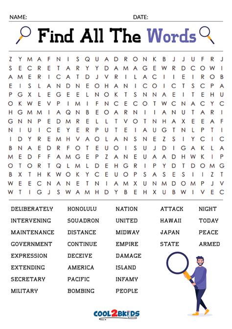 Challenging word search printables for experts