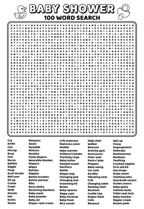 Word search printables for adults