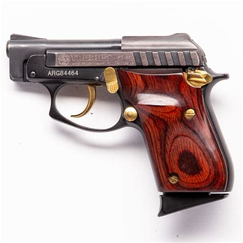 Taurus PT-22 pistol with the slide locked back