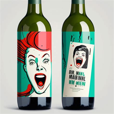 Champagne Bottle Label Design Ideas