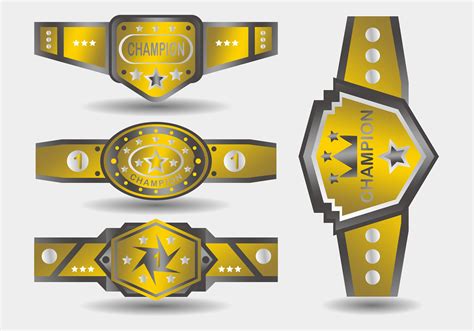 Championship Belt Design Templates