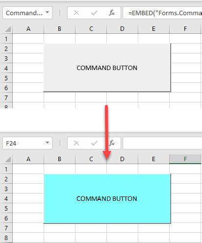 Change Button Color in Excel