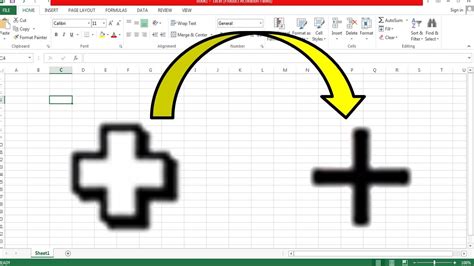 Change Cursor in Excel