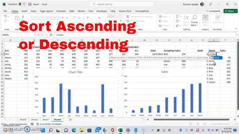 Change Order of Bars in Bar Chart using Helper Column