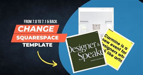 change squarespace template step by step