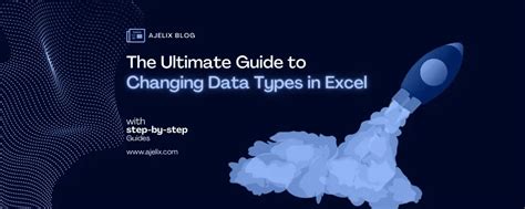 Changing Data Types in Excel