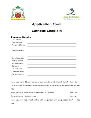 Air Force Chaplain Application