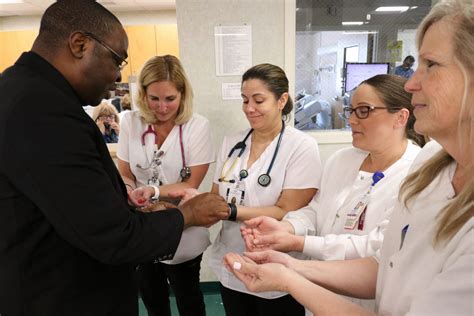 Chaplain in a hospital setting