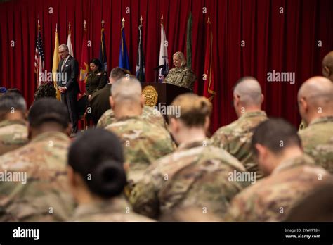 Chaplain Officer with service members