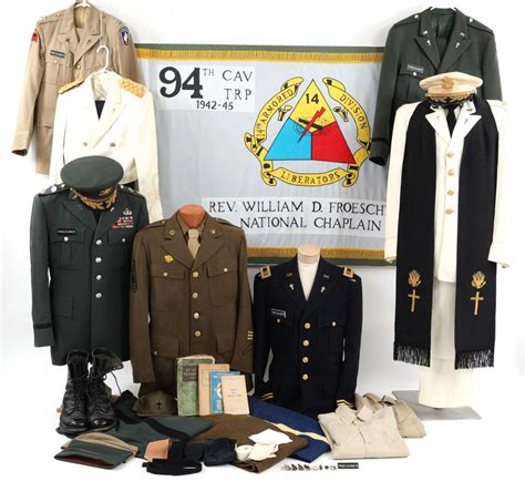 Evolution of chaplains' uniforms over time