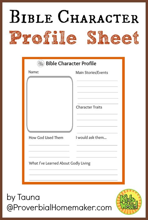 Character Bible Examples