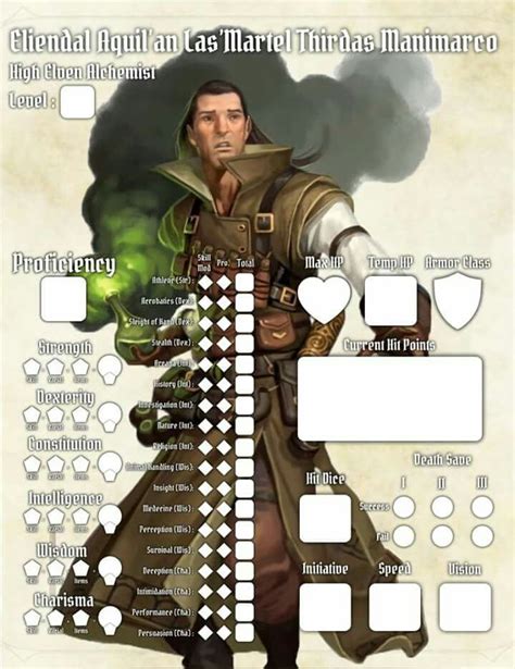 Character builder tool