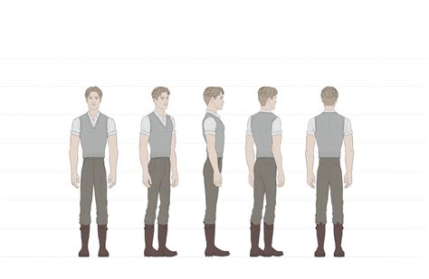 Character Turnaround Template Structure