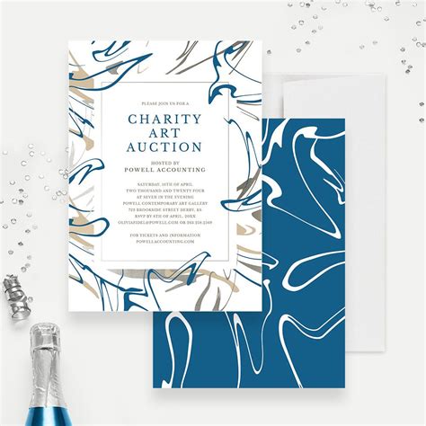 Charity Auction Invitation Template