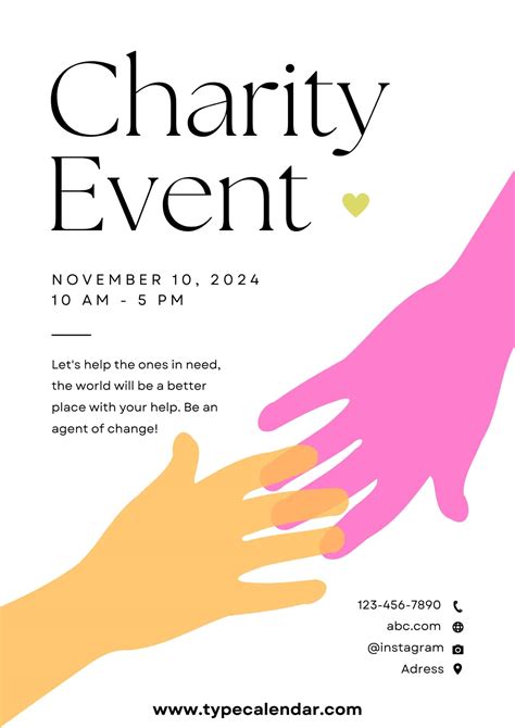 Charity Event Flyer Template