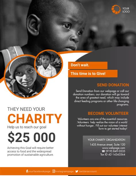 Charity Flyer Template