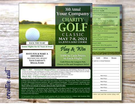 Charity Golf Event Registration