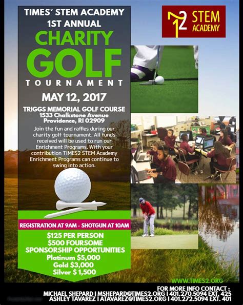 Charity Golf Tournament Flyer