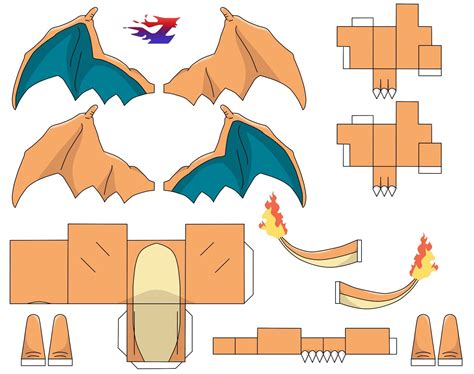 Charizard 3D Pen Template