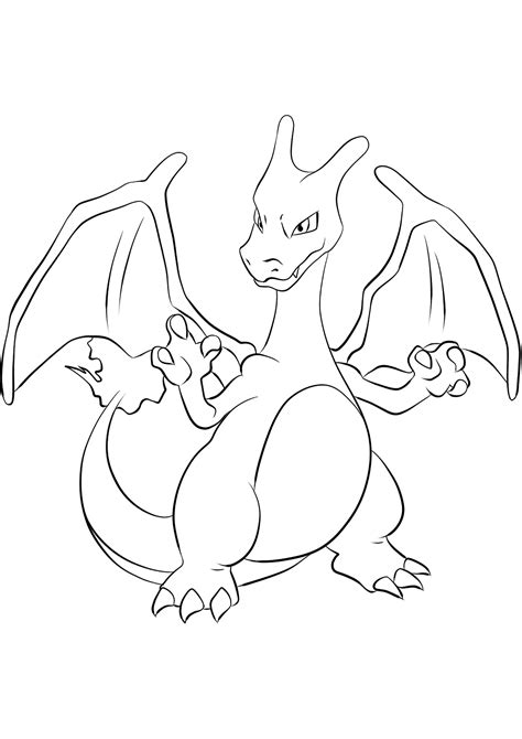 Charizard Coloring Pages Printable