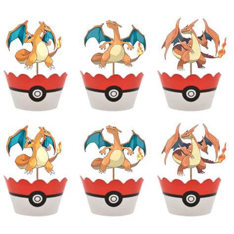 Charizard Cupcake Topper