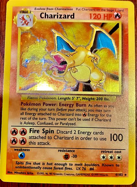 Charizard Pokémon Card Back