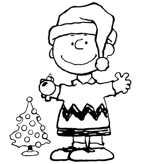 Charlie Brown Christmas Coloring Page