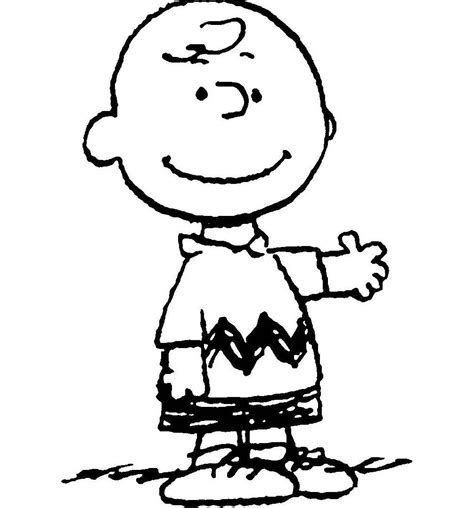 Charlie Brown Coloring Page