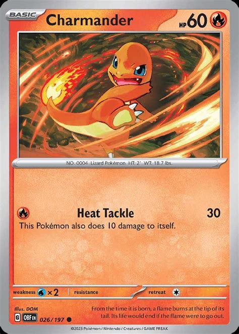 Charmander Pokémon Card