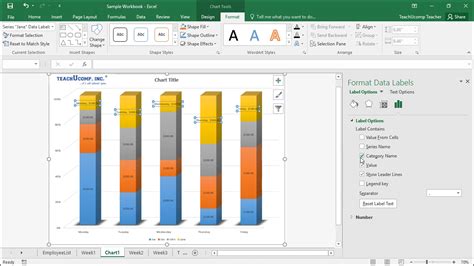 Chart Elements in Excel for Mac