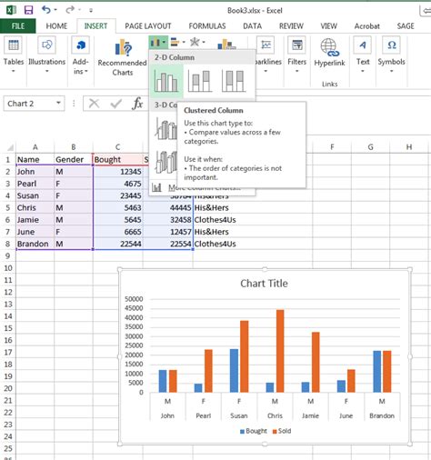 Chart Scale in Excel