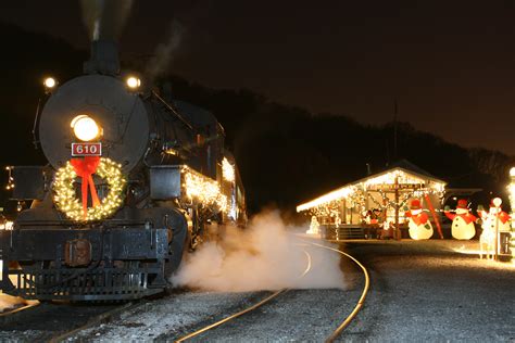 Visitors on the Chattanooga Railroad Christmas