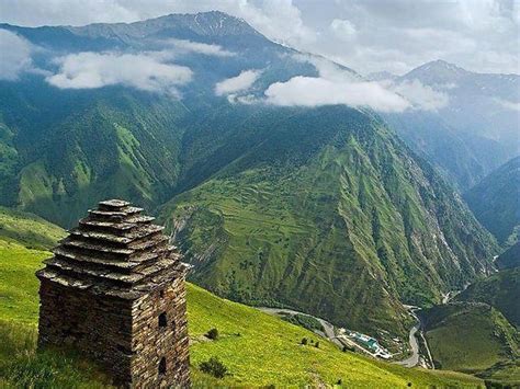 Map of Chechnya's landscape