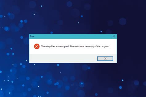 Check Corrupted Files Error