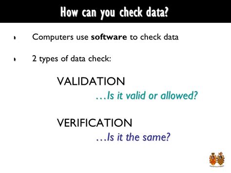 Check Data Validation