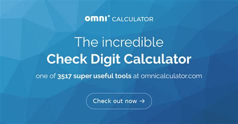 Check Digit Calculator EAN