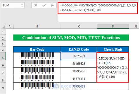 Check Digit Weighted Sum